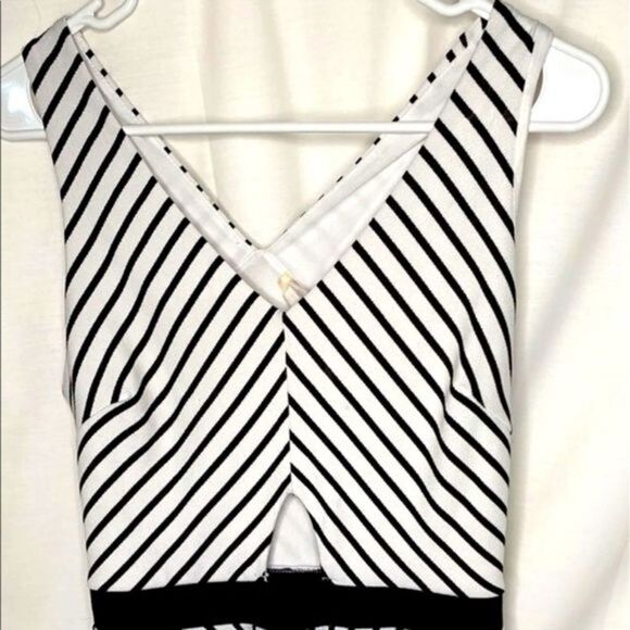 Wild Daist Striped Dress with Cutout Front - Picture 1 of 4